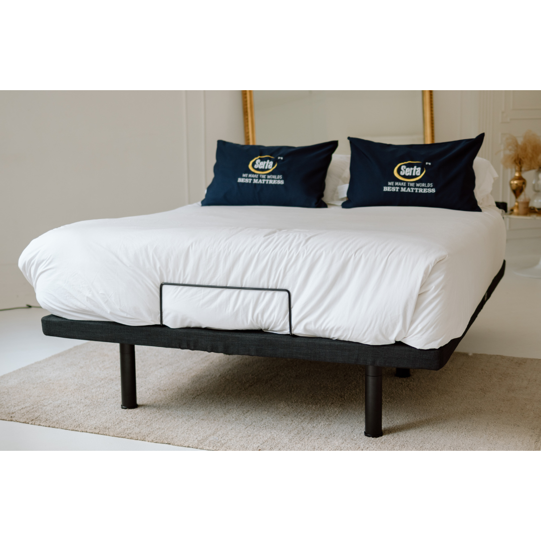 Dreamotion Adjustable Foundation And Serta Carina Mattress Set