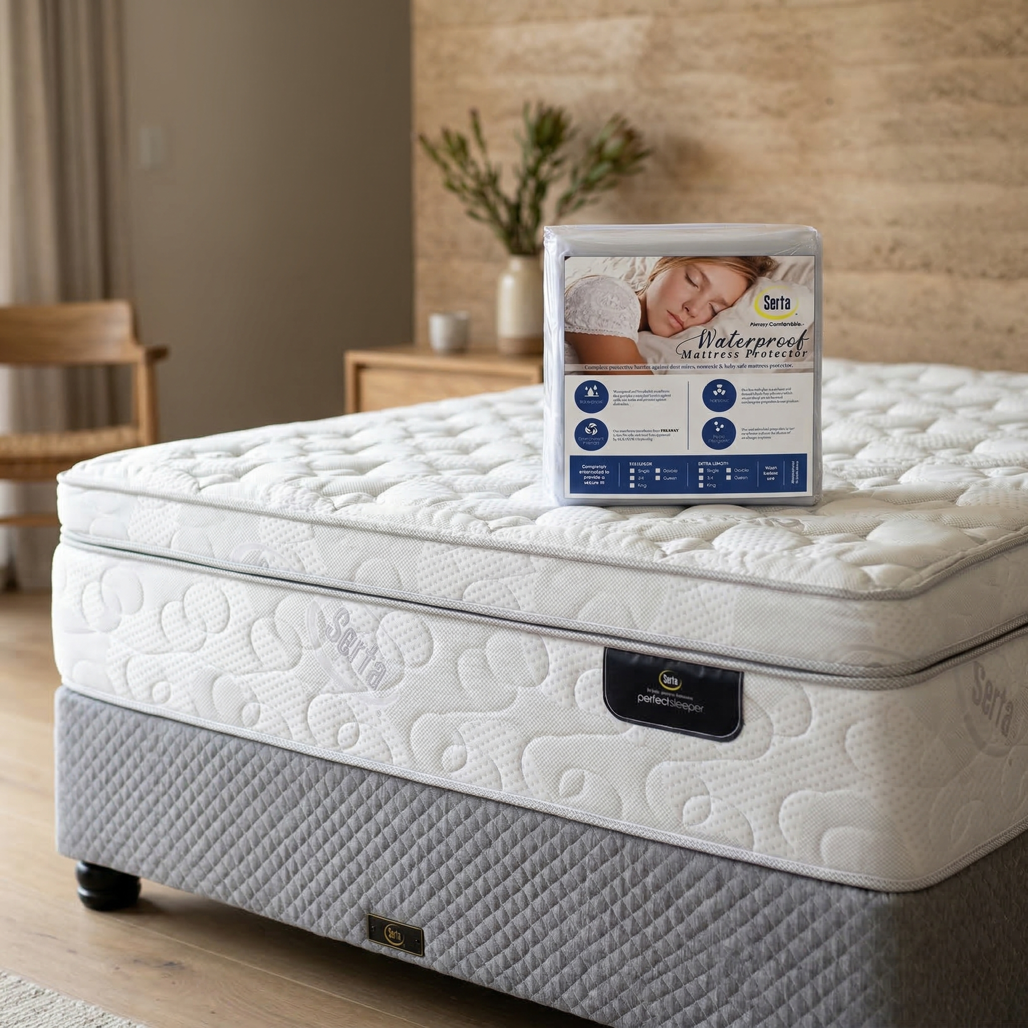 Serta Waterproof Mattress Protector